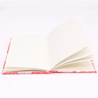 Cuadernos encuadernados en algodón 20x15cm - 96 páginas - Floral rosa