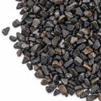 Black Tourmaline Gemstone Chips Bulk - 1KG