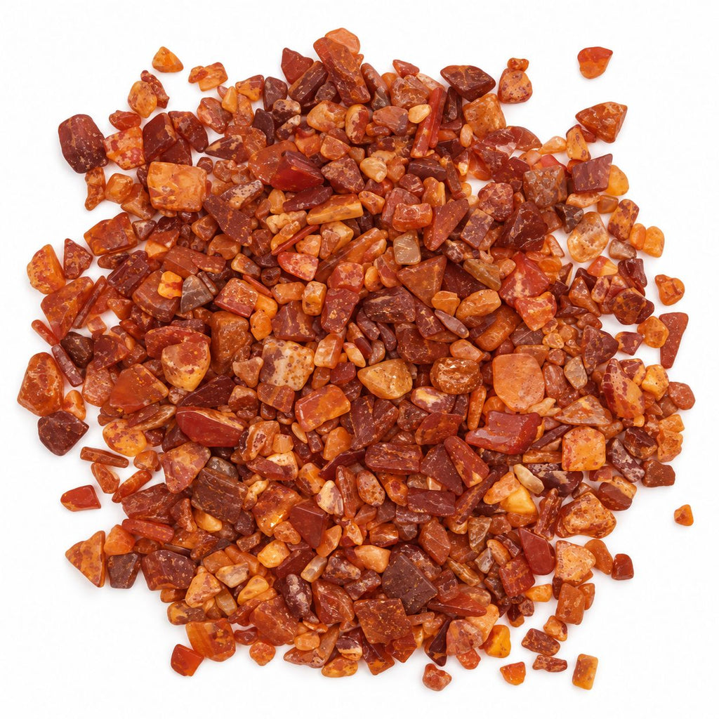 Carnelian Gemstone Chips Bulk - 1KG
