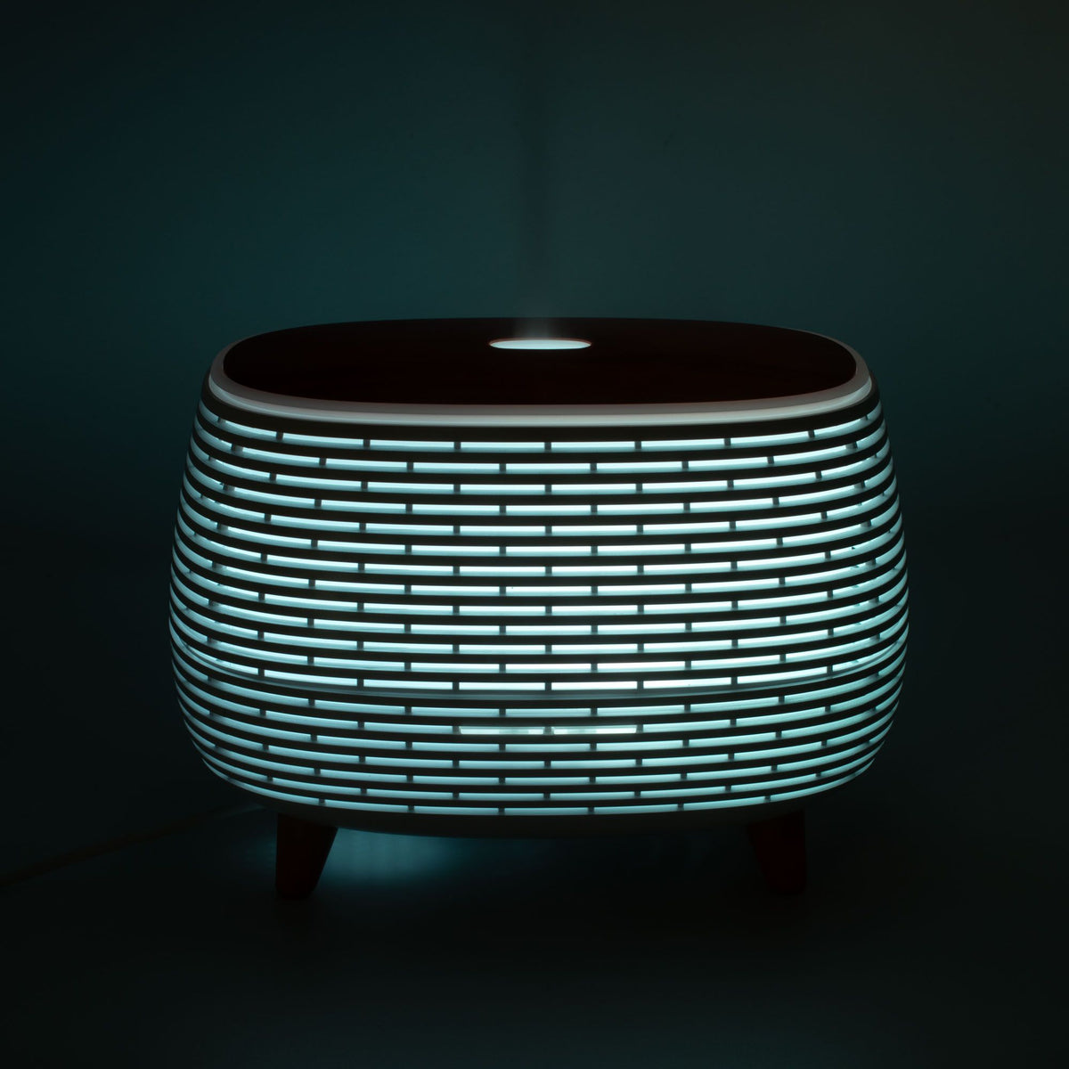 Aromaterapia Futurista con estrías - USB - Cambio de color - Control remoto