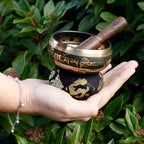 Mini Cuenco tibetano Set de Regalo - Negro