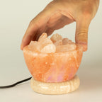 Lámpara de sal USB - Cuenco de fuego
