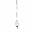 Facted Gemstone Pendulum - Rock Quartz