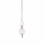 Facted Gemstone Pendulum - Rock Quartz