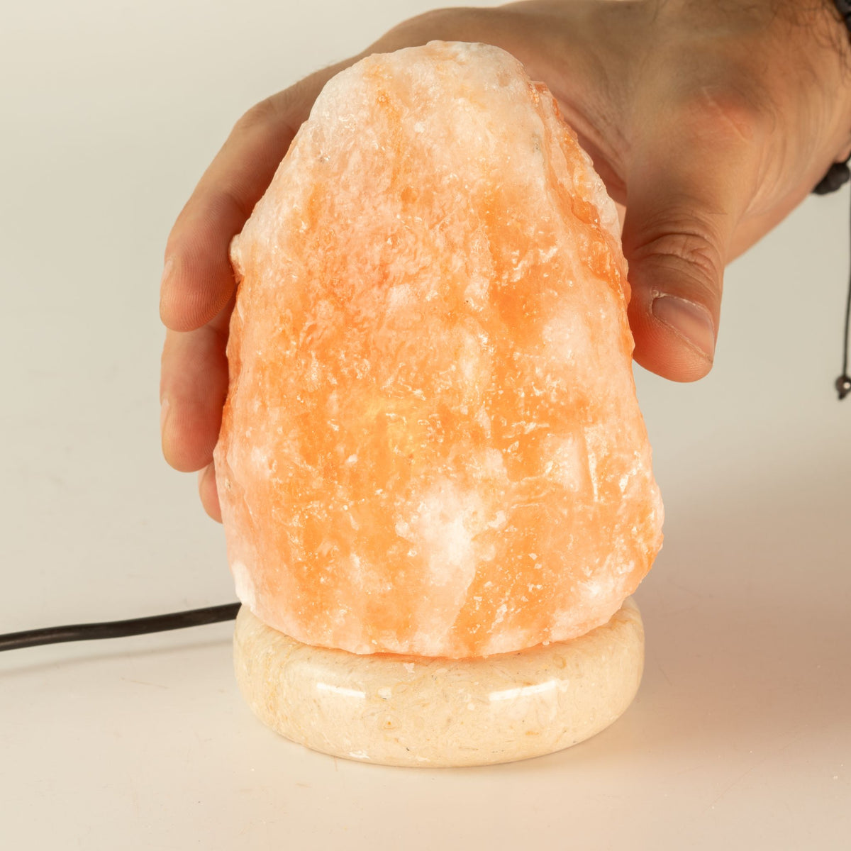 Lámpara de sal natural USB de calidad - 11,5 cm (multi)
