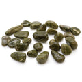 Pequeñas piedras africanas (pack de 24) - Copo de nieve epidota