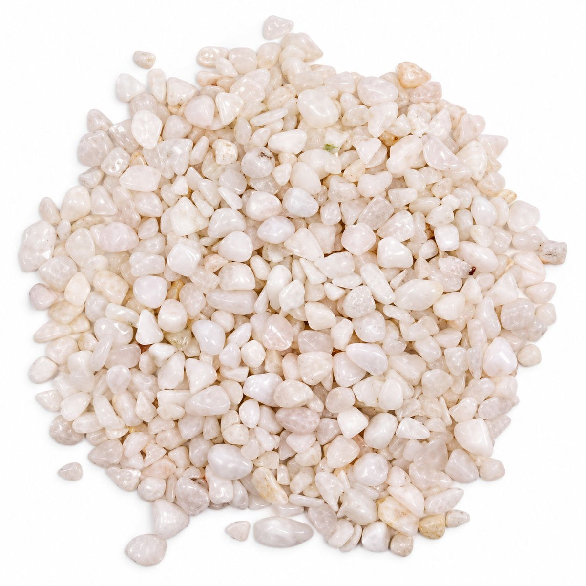White Quartz Gemstone Chips Bulk - 1KG