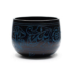 Cuenco tibetano de caldero - Hongo mágico - Azul (15 cm)