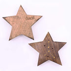 Quemador de incienso con signos del zodíaco de latón grabado - Estrella