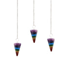 Péndulos Especiales - Chakra 7 Piedras