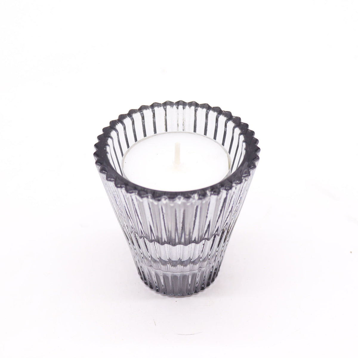 Portavelas reversible para cena / vela de té - Gris medianoche