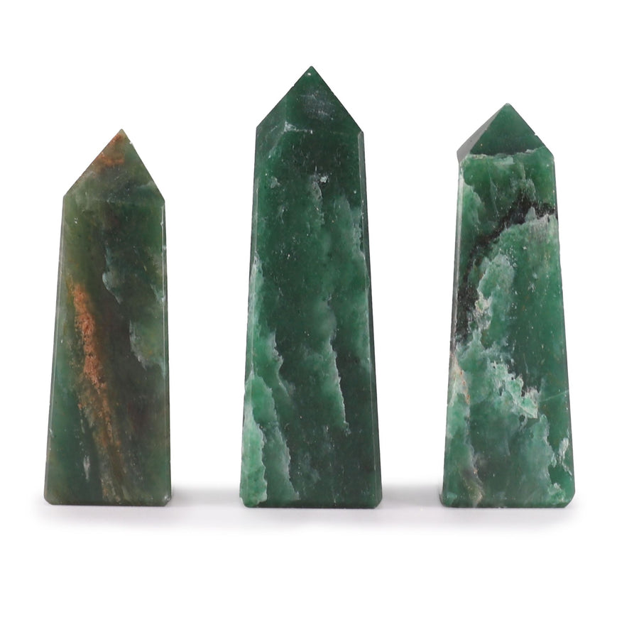 Puntas de obelisco de piedra preciosa aprox. 5 cm - Jade de la India