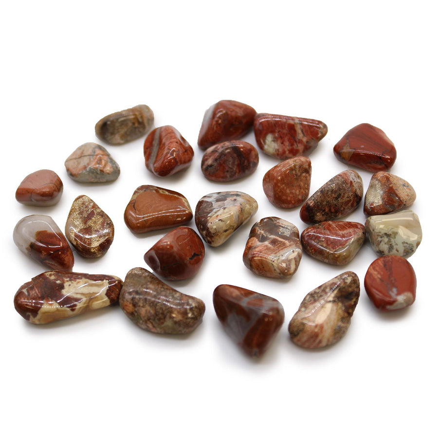 Pequeñas piedras africanas (pack de 24) - Jaspe claro - Brecciated