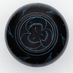 Cuenco tibetano de caldero - Hongo mágico - Azul (15 cm)