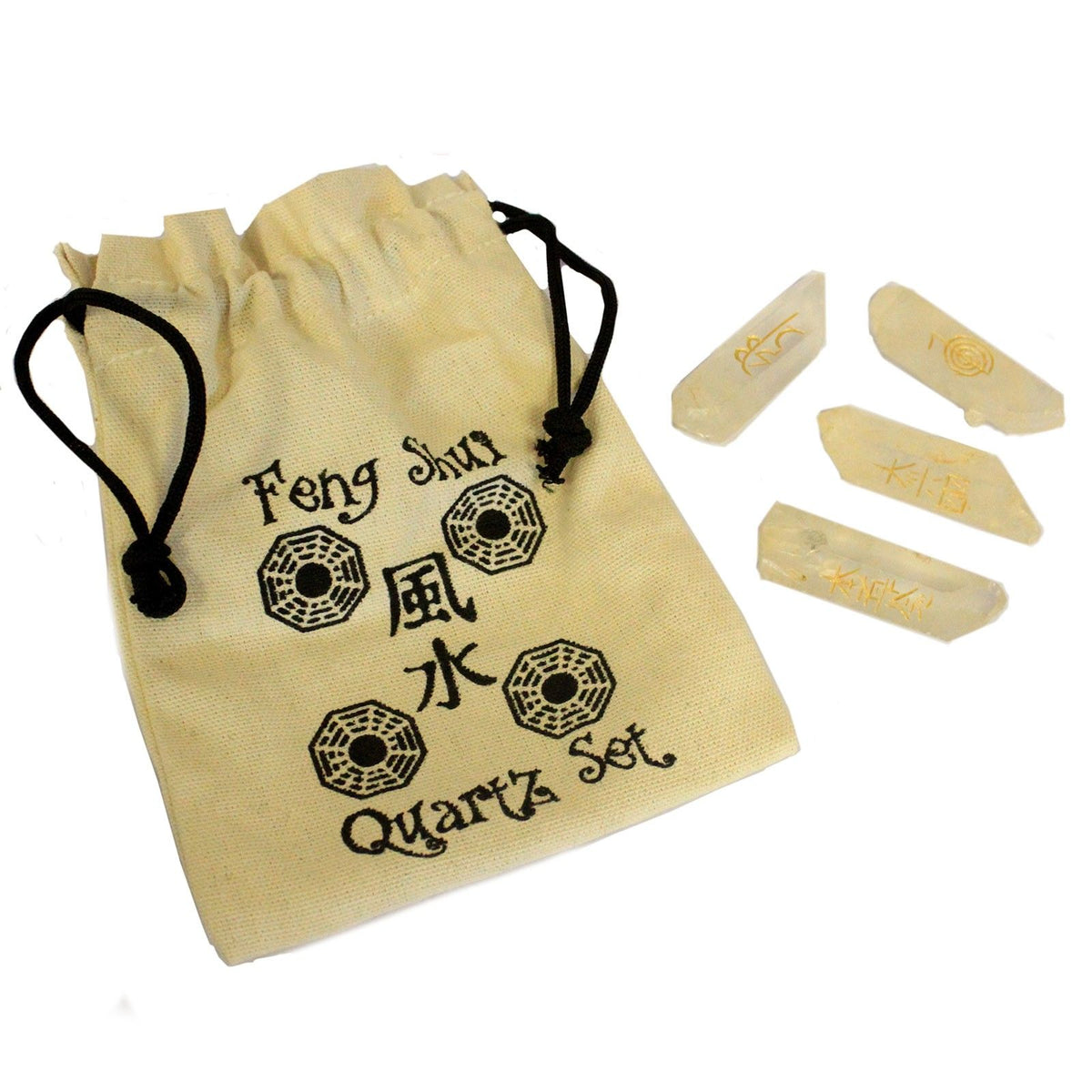 Cuarzo natural Fengshui Quatra-Set