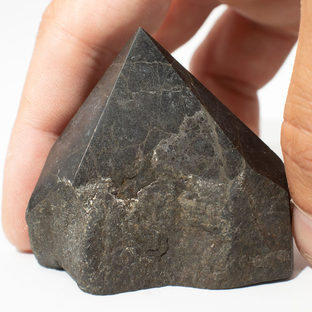Puntas pulidas de piedra preciosa - turmalina india  (aprox. 5-6 piezas)