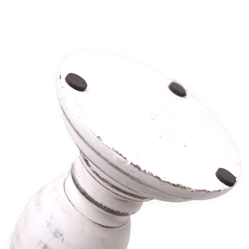 Candelero Clásico - Blanco - 30x10cm - Mediano