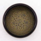Cuenco tibetano Earth Powder - Mantra Five Buddha - 16cm