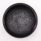 Cuenco tibetano de polvo de tierra - Om Five Buddha - 16cm