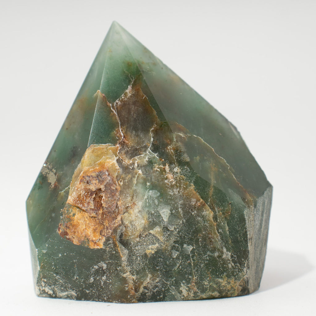 Puntas pulidas de piedras preciosas - aventurina verde (aprox. 5-6 piezas)