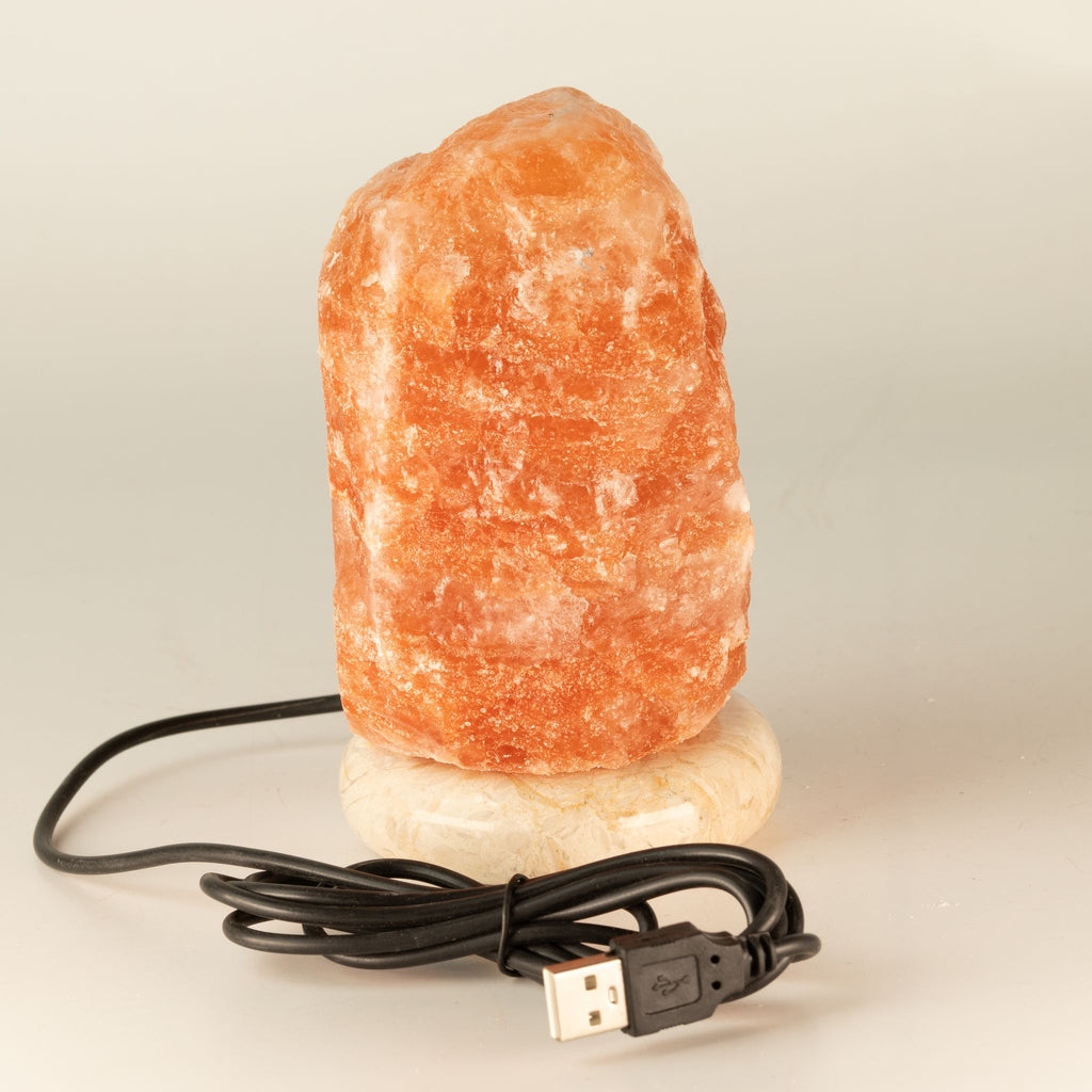 Lámpara de sal natural USB de calidad - 11,5 cm