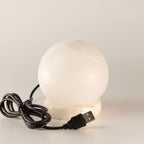 Lámpara de sal blanca  USB - 9 cm (multi)