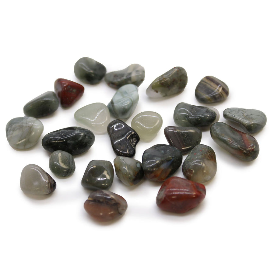 Pequeñas piedras africanas (pack de 24) - Bloodstone - Sephtonite