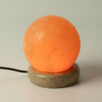 Lámpara de sal de bola USB de calidad - 8 cm