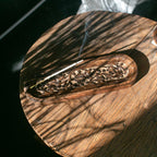 Bandeja grande para incienso 30x10cm - Diseño de flores