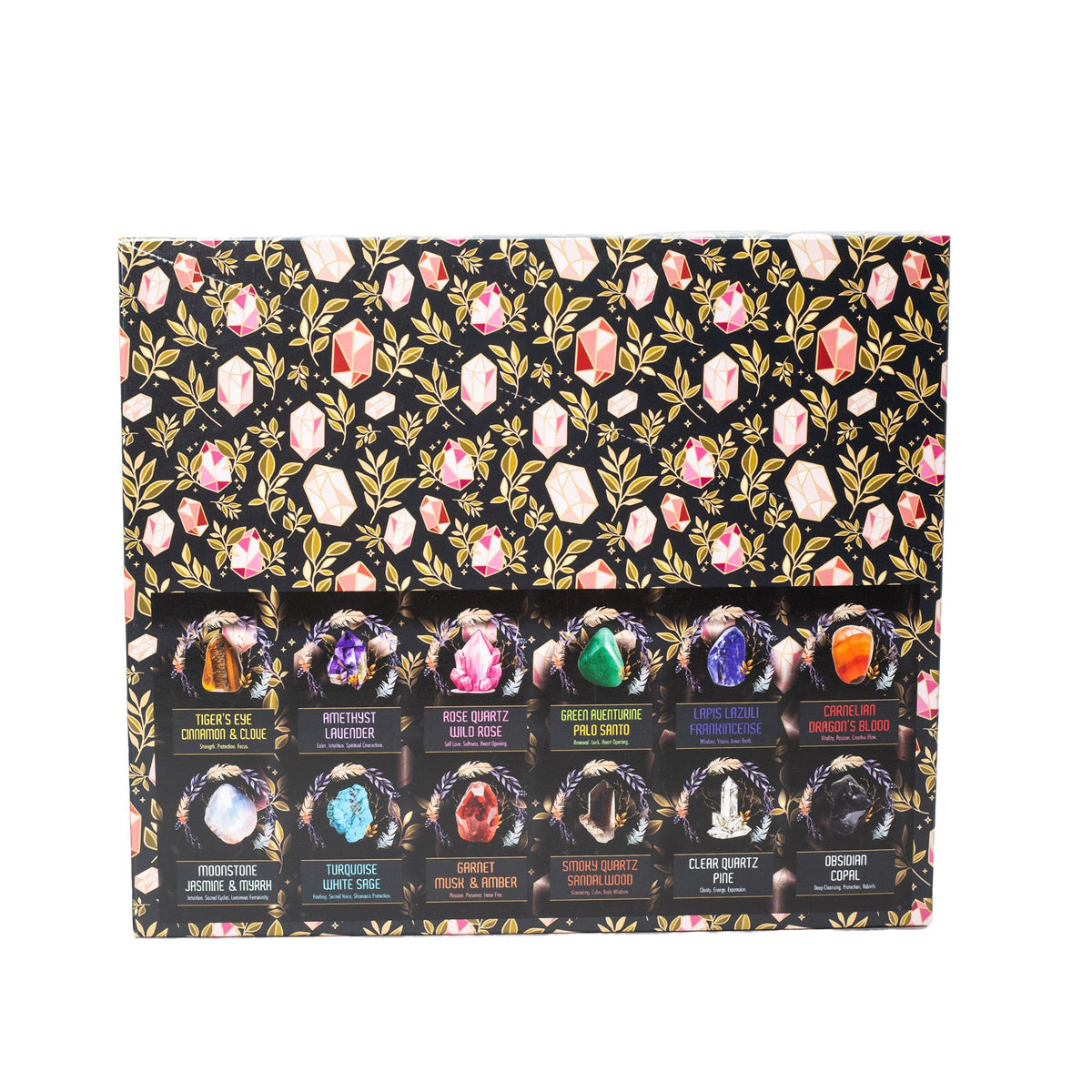 Banjara Cristal Gemas Varitas de Incienso - Turquesa Blanco Salvia
