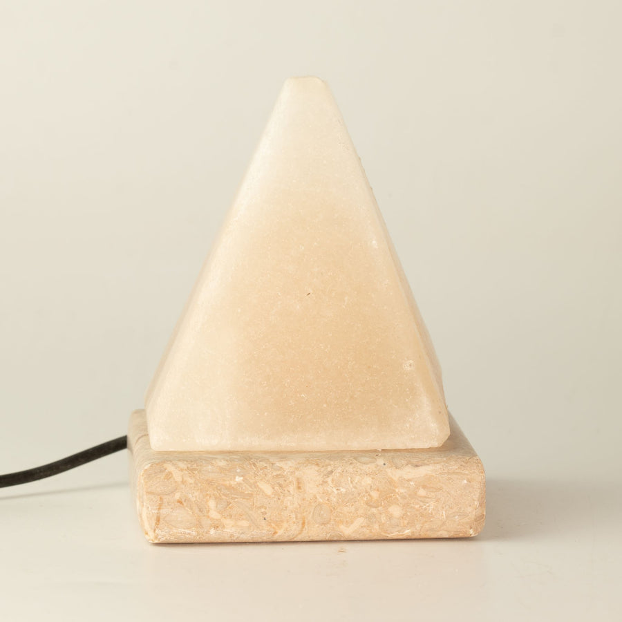 Lámpara de sal USB WHITE Pyramid - 9 cm (multi)