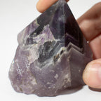 Puntas pulidas de piedras preciosas - amatista grado A (aprox. 5-6 piezas)