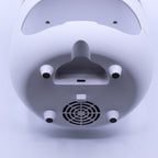 Difusor de aroma con efecto de llama de piedra de sal - USB blanco - Cambio de color y temporizador