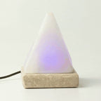 Lámpara de sal USB WHITE Pyramid - 9 cm (multi)