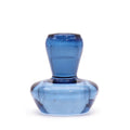 Portavelas reversible con diseño de seta para cena / vela de té - Azul real