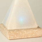 Lámpara de sal USB WHITE Pyramid - 9 cm (multi)