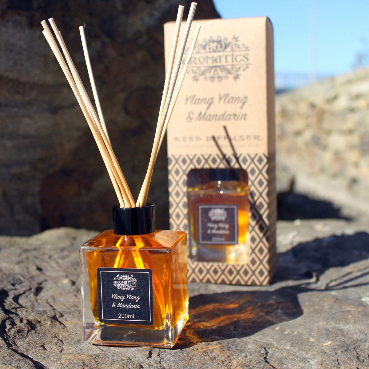 Difusor de Varillas con Aceites Esenciales - Albahaca y Maychang