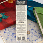 Mini Lokta Mixed Colour Cotton Notebook Lrg (12x8cm) 40 leafs