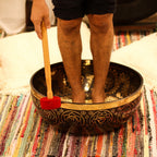 Cuenco Grabado vibracional con patas - 50x20cm (10,7 kg)