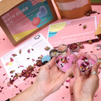 Kit de bombas de baño: limonada rosa y explosión de cítricos