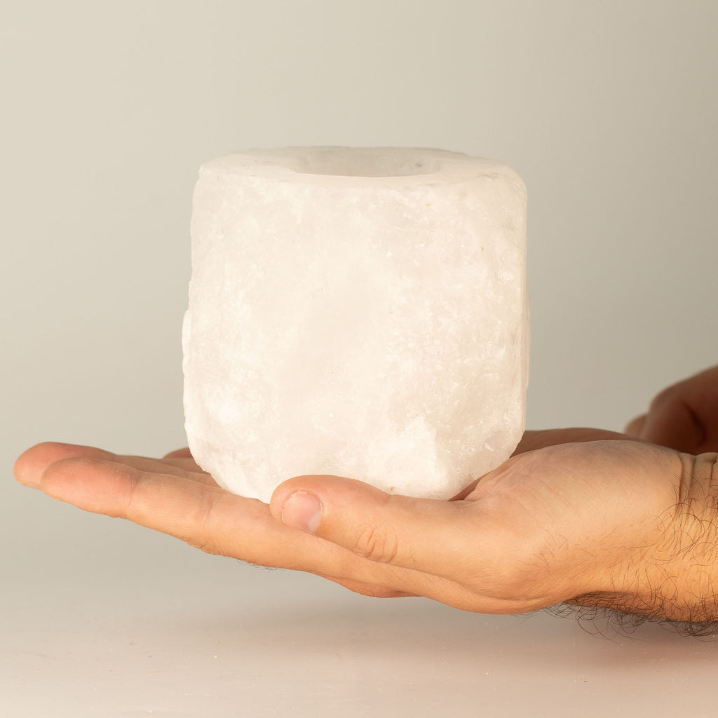 Portavelas de sal del Himalaya 600-800g
