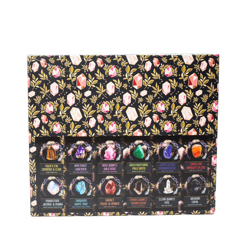 Banjara Cristal Gemas Varillas de incienso - Cuarzo Rosa Rosa Silvestre